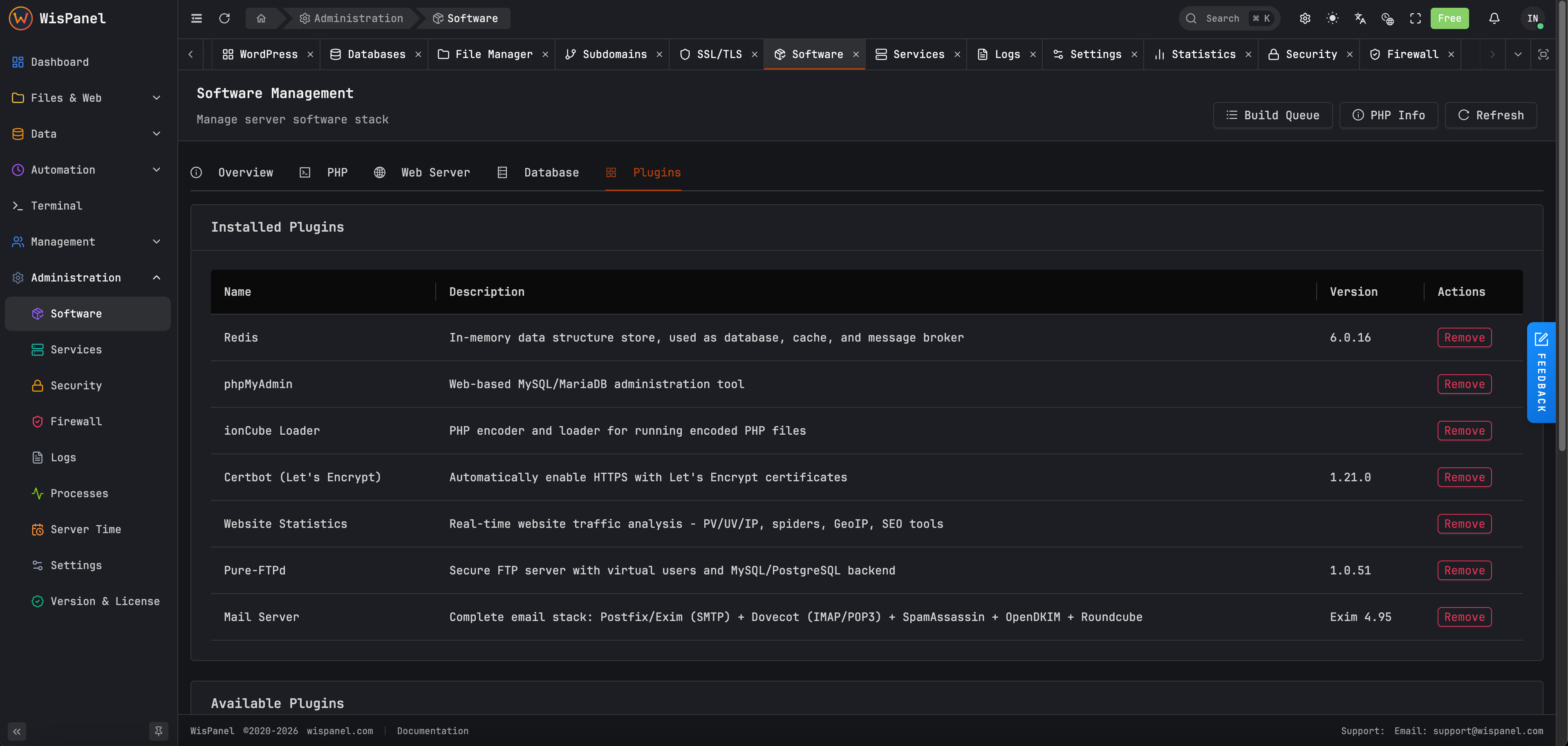 One-click software installation - Dark mode